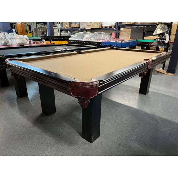 Majestic Orleans 8 foot pool table demonstrator floor model with Mahogany and Black finish 3/4  inch slate Code : TABLE431MAJ8P