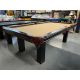 Majestic Orleans 8 foot pool table demonstrator floor model with Mahogany and Black finish 3/4  inch slate Code : TABLE431MAJ8P